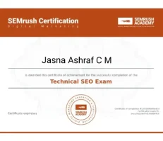 experienced-seo-expert-in-kannur-certificate-semrush